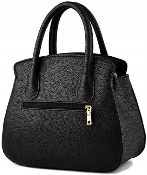 Little Angel Elegante Damen Handtasche Mit Schulterriemen – Modische Henkeltasche Mit Struktur Und Ziernaht – Frauen Tasche Damen Leder Handtasche Mode Umhängetasche