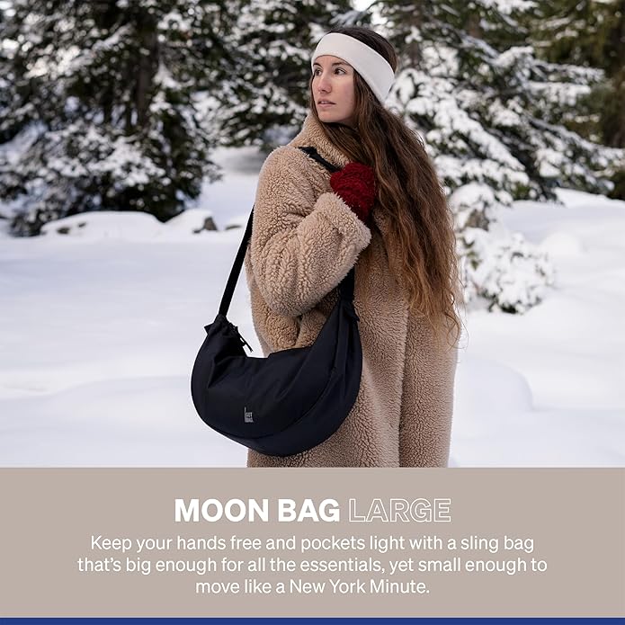 GOT BAG Crossbody Moon Bag | Halbmond Handtasche Wasserabweisend | Stylische Umhängetasche Mit Verstellbarem Gurt