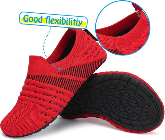 SAGUARO Hausschuhe Kinder Leichte Rutschfeste Indoor Pantoffeln Für Jungen Mädchen Gr.18-37