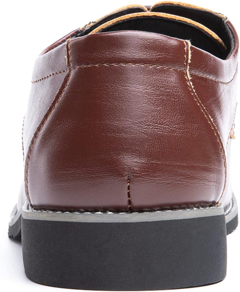 Anzugschuhe Herren Oxford Derby Schuhe Brogues Lederschuhe Hochzeitsschuhe Schnürhalbschuhe Klassischer Business Schnürschuh Blau Gold Grau Rot Schwarz Braun Khaki 37-48