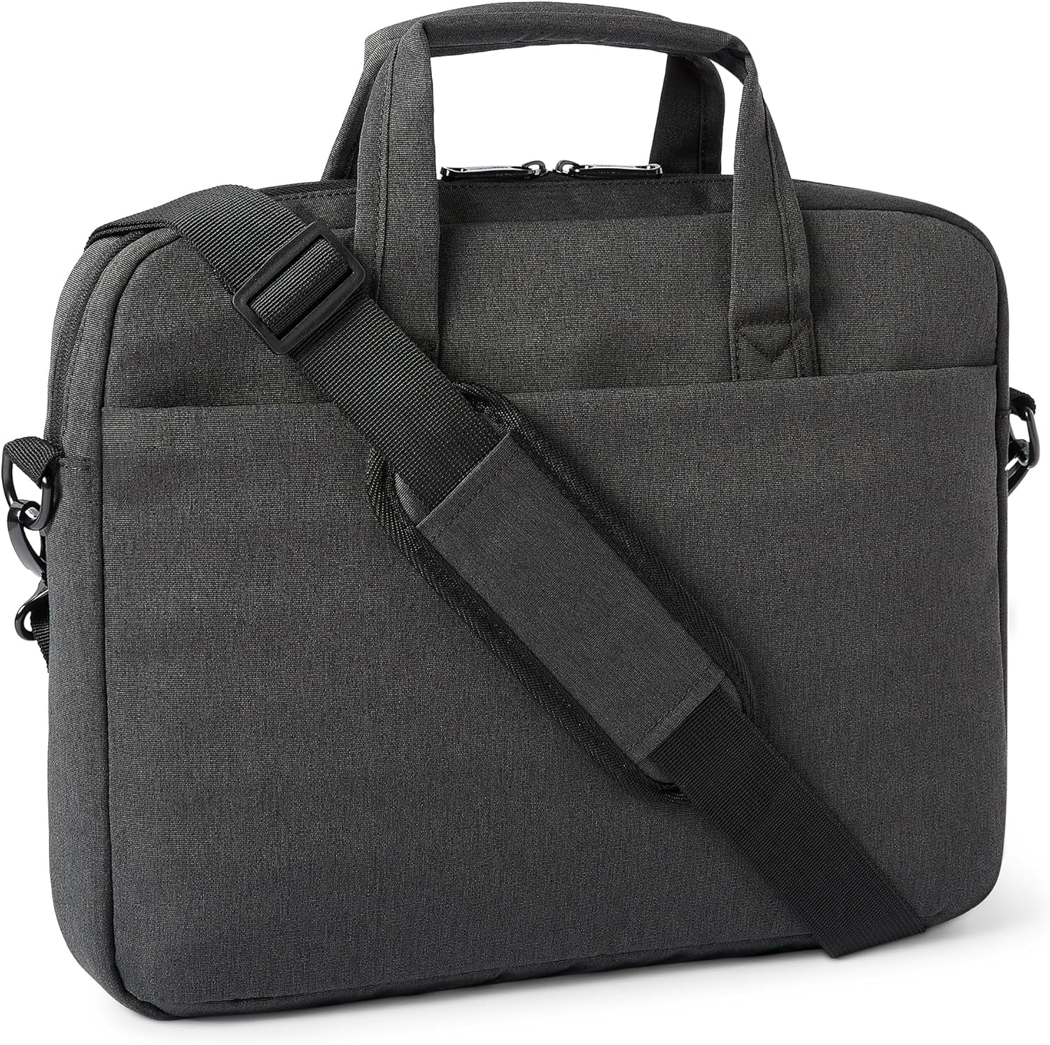 Amazon Basics 15.6-Zoll-Laptoptasche Für Damen Und Herren, Umhängetasche Für Computer Und Tablet, Schwarz