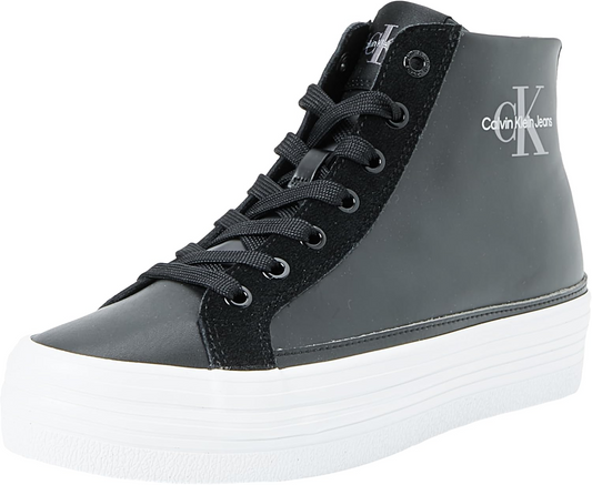 Calvin Klein Damen Bold Vulc Flatf Mid Mix Ml Mtr Yw0Yw01491 Turnschuhe