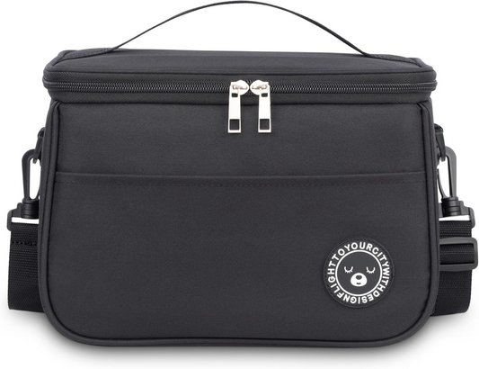 BALIGO Kühltasche 9L, Lunchbox Tasche, Lunchtasche Isoliert, Faltbar Kleine Kühltasche, Lunchbag, Lunch Tasche, Tragbar Lunchbox Tasche Arbeit Reisen Büro Picknick