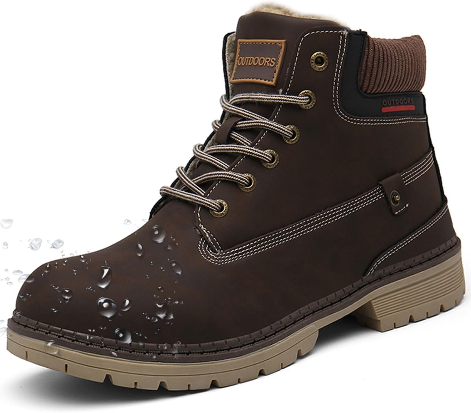 Eagsouni Winterschuhe Herren Damen Gefütterte Stiefel Warm Schneestiefel Wasserdicht Winterstiefel Winter Boots Outdoor