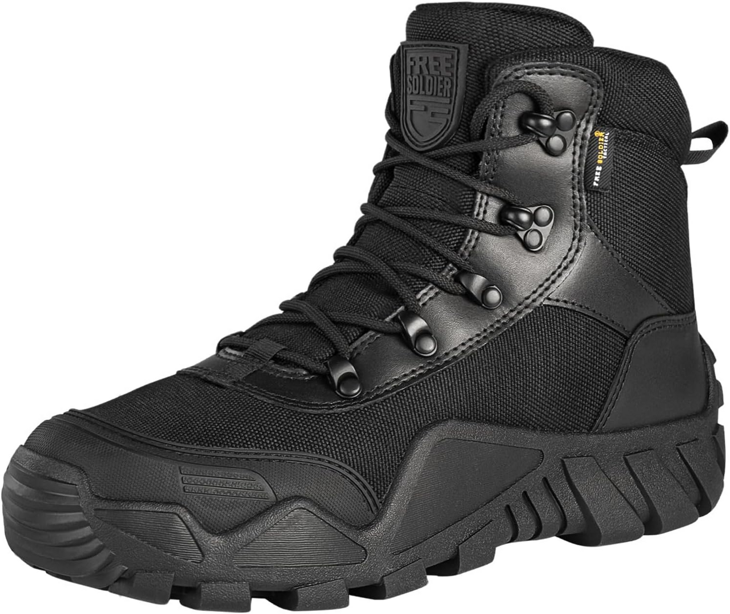FREE SOLDIER Stiefel Herren Wanderstiefel Tactical Kampfstiefel Outdoor Military Boots Männer Wanderschuhe Zum Trekking, Jagen, Arbeiten, Armee Training, Combat