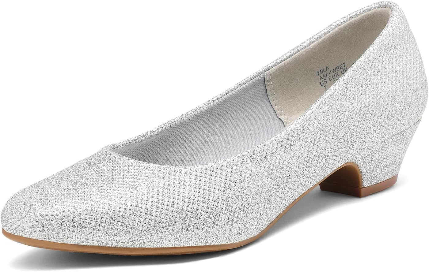 DREAM PAIRS Damen Chunky Geschlossene Zehe Niedrige Blockabsätze Arbeit Pumps Bequeme Runde Zehe