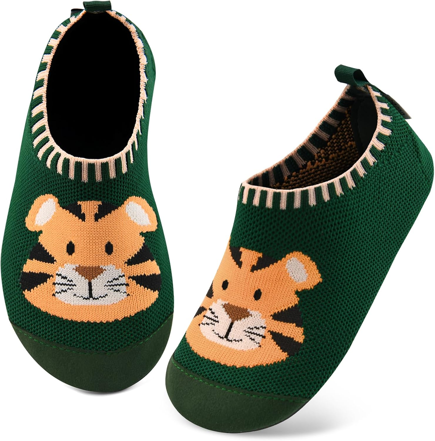 Kyopp Hausschuhe Kinder Mädchen Barfussschuhe Kindergarten Slippers Jungen Rutschfest Pantoffeln Für Atmungsaktive Weich Lauflernschuhe Kleinkinder Schuhe