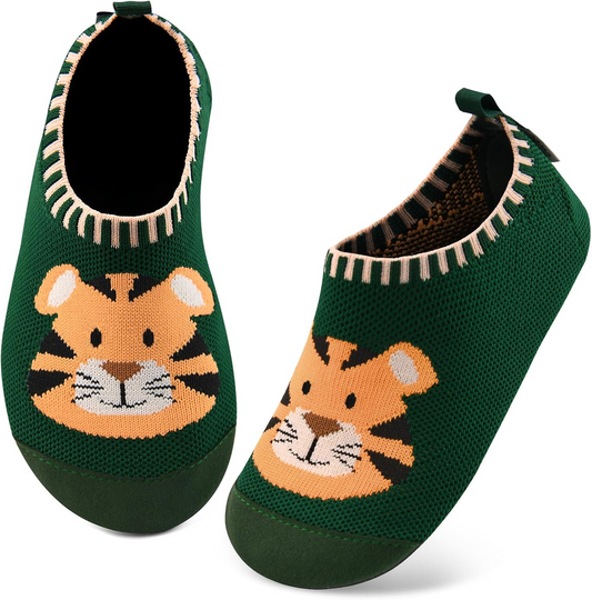 Kyopp Hausschuhe Kinder Mädchen Barfussschuhe Kindergarten Slippers Jungen Rutschfest Pantoffeln Für Atmungsaktive Weich Lauflernschuhe Kleinkinder Schuhe