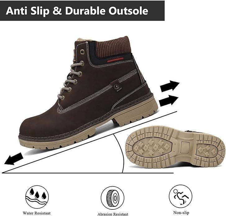 Eagsouni Winterschuhe Herren Damen Gefütterte Stiefel Warm Schneestiefel Wasserdicht Winterstiefel Winter Boots Outdoor