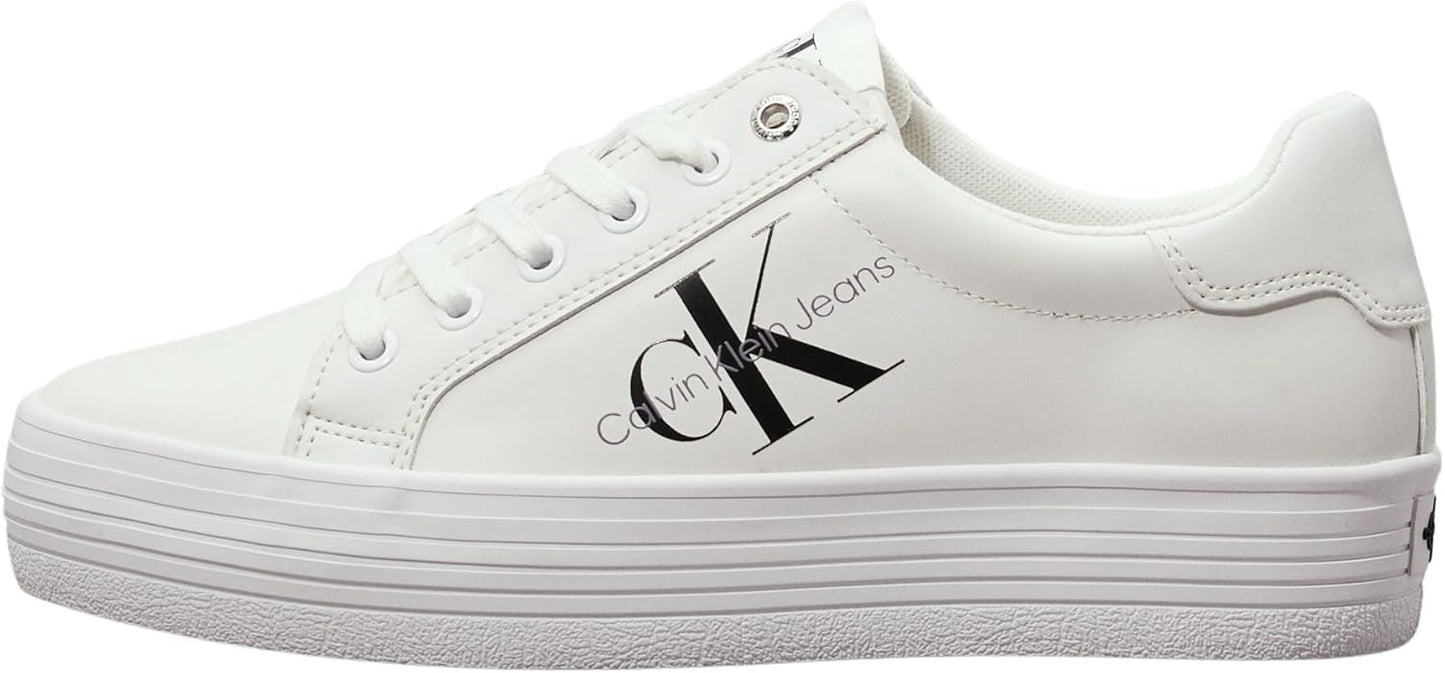 Calvin Klein Damen Vulcanized Sneaker Flatform Laceup Plateau