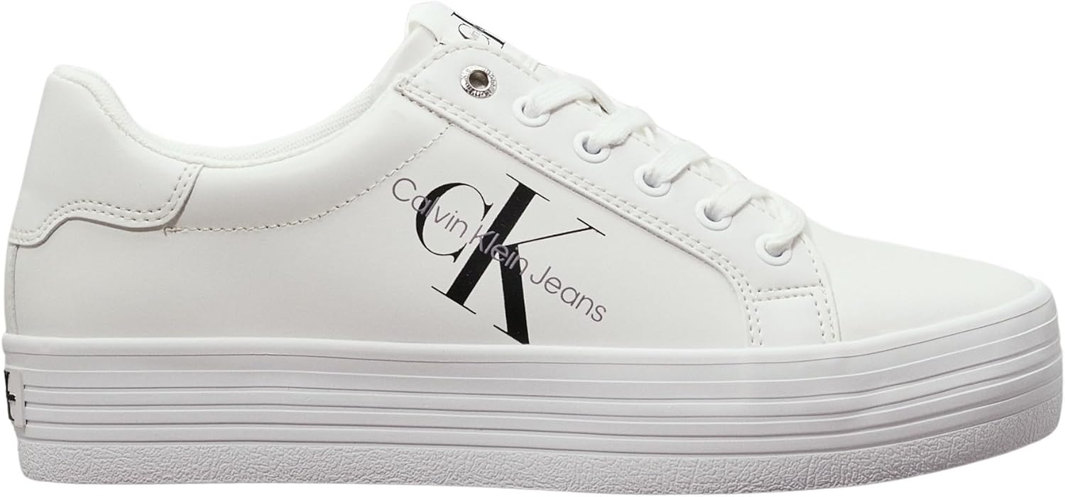 Calvin Klein Damen Vulcanized Sneaker Flatform Laceup Plateau