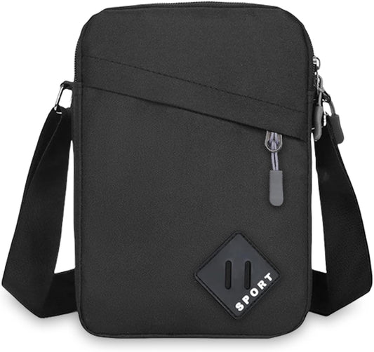 Aucuu Umhängetasche Schultertasche Messenger Bag, Umhängetasche Klein Herren, Oxford Herren Tasche, Herrentasche Zum Umhängen, Handy Schultertasche, Crossbody Handytasche Für Arbeit Reise Alltagsleben