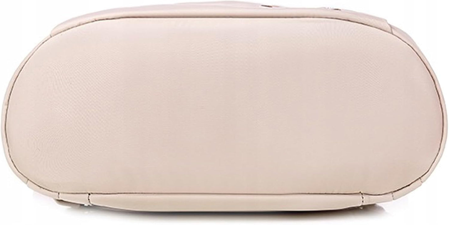 Little Angel Damen Rucksack Mit Stickerei – 2-In-1 Rucksack & Handtasche Mit Blumenmotiv – Umhängetasche Multifunktional Für Alltag, Reisen, Uni, Schule – Wasserabweisend, Leicht, Modisch