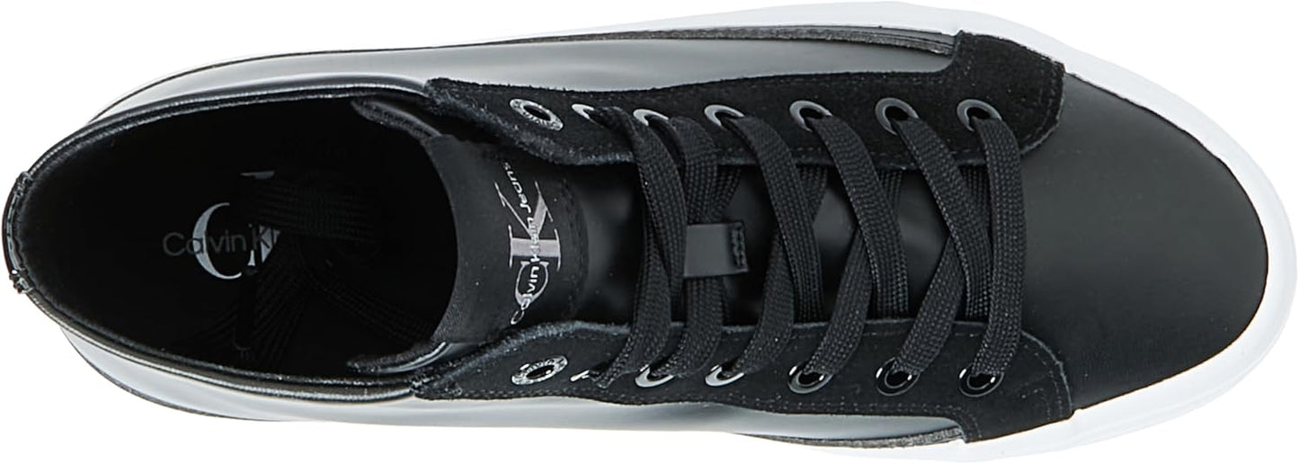 Calvin Klein Damen Bold Vulc Flatf Mid Mix Ml Mtr Yw0Yw01491 Turnschuhe