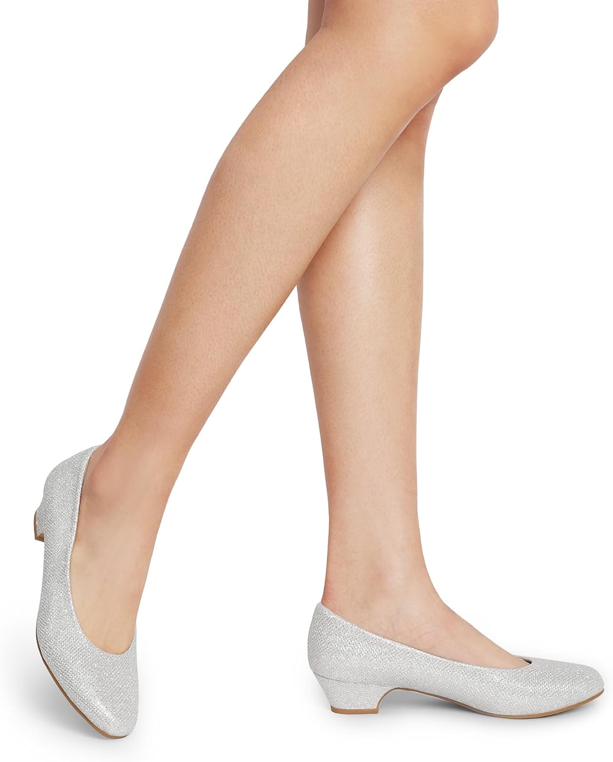 DREAM PAIRS Damen Chunky Geschlossene Zehe Niedrige Blockabsätze Arbeit Pumps Bequeme Runde Zehe