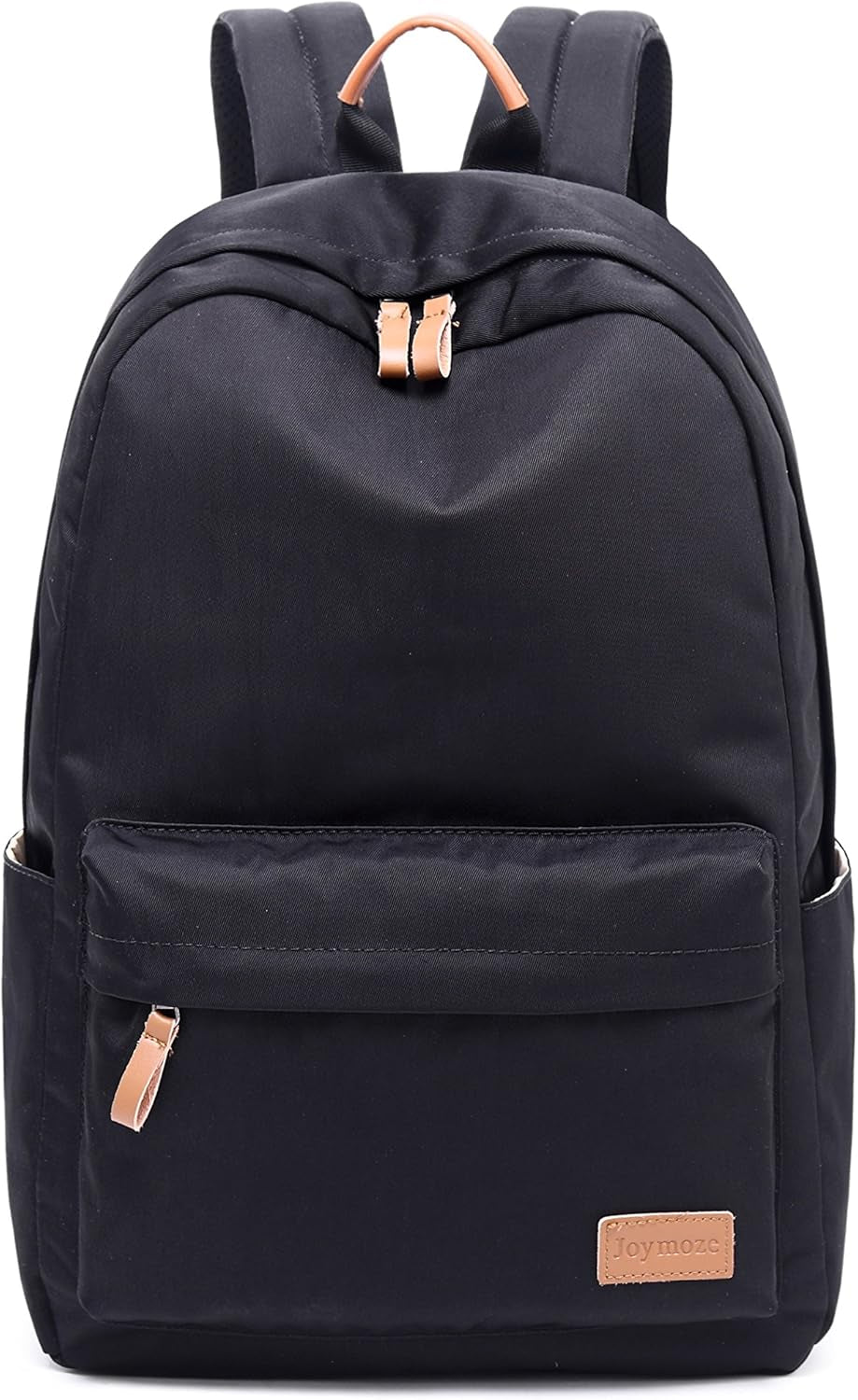 Klassischer Einfarbiger Wasserdichter Schulrucksack Für Teenager Retro Freizeit Rucksack Schwarz