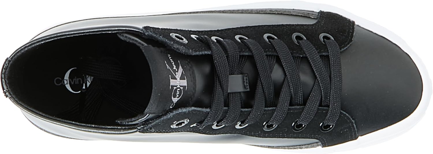 Calvin Klein Damen Bold Vulc Flatf Mid Mix Ml Mtr Yw0Yw01491 Turnschuhe