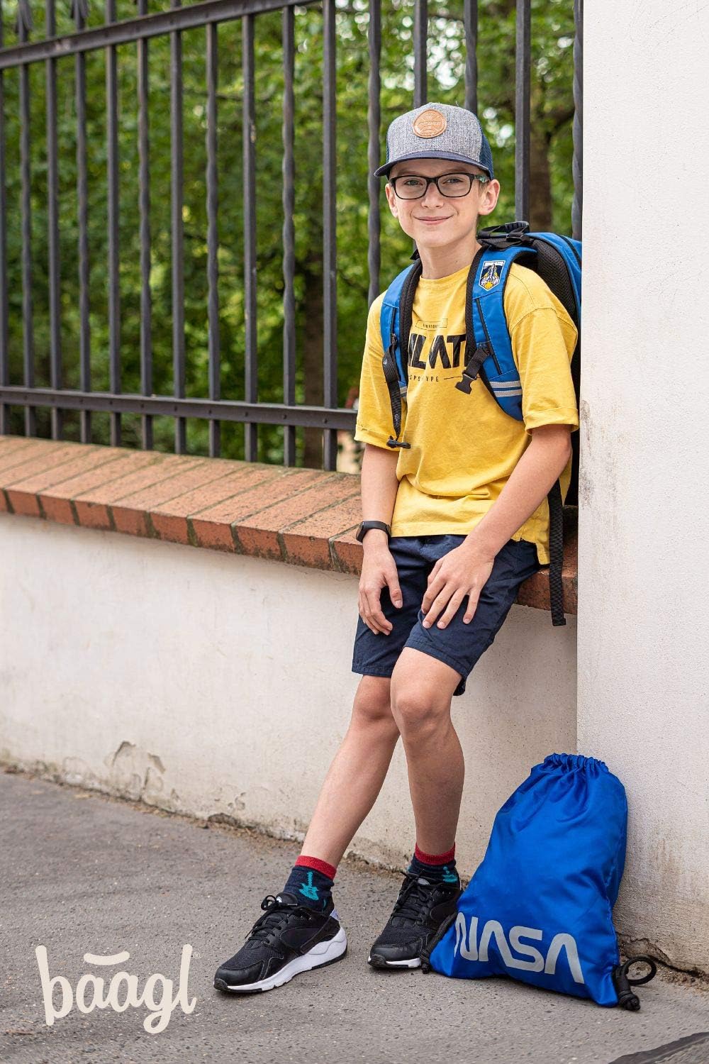 Baagl Turnbeutel Für Junge, Wasserdichte Schuhbeutel Für Kinder, Schule Und Kindergarten Sportbeutel, Sportrucksack, Gymsack