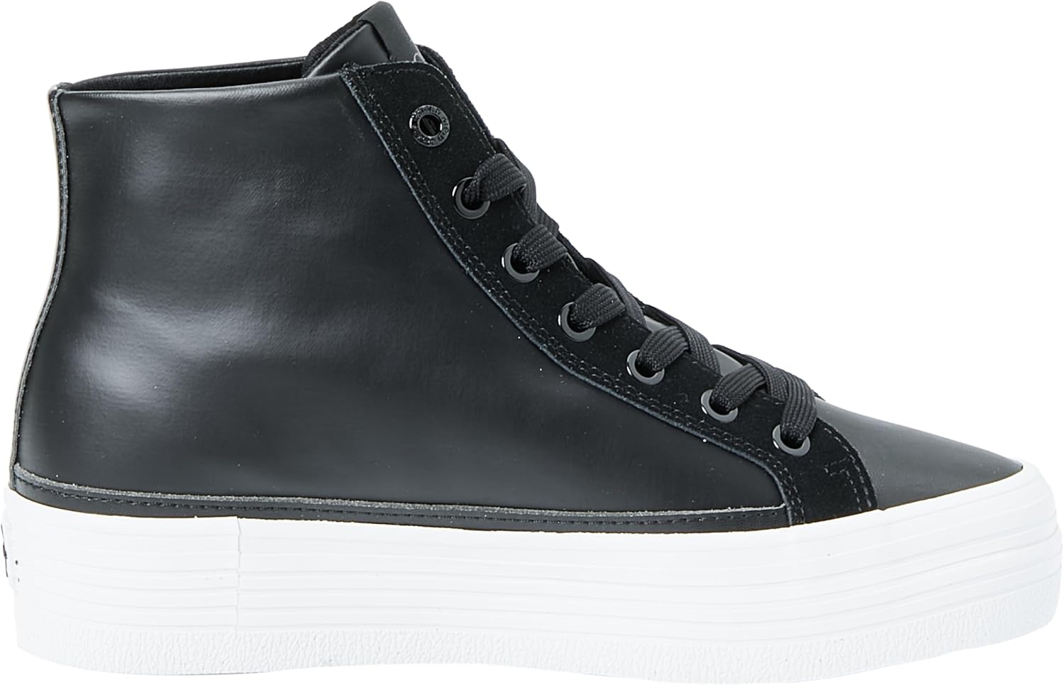 Calvin Klein Damen Bold Vulc Flatf Mid Mix Ml Mtr Yw0Yw01491 Turnschuhe