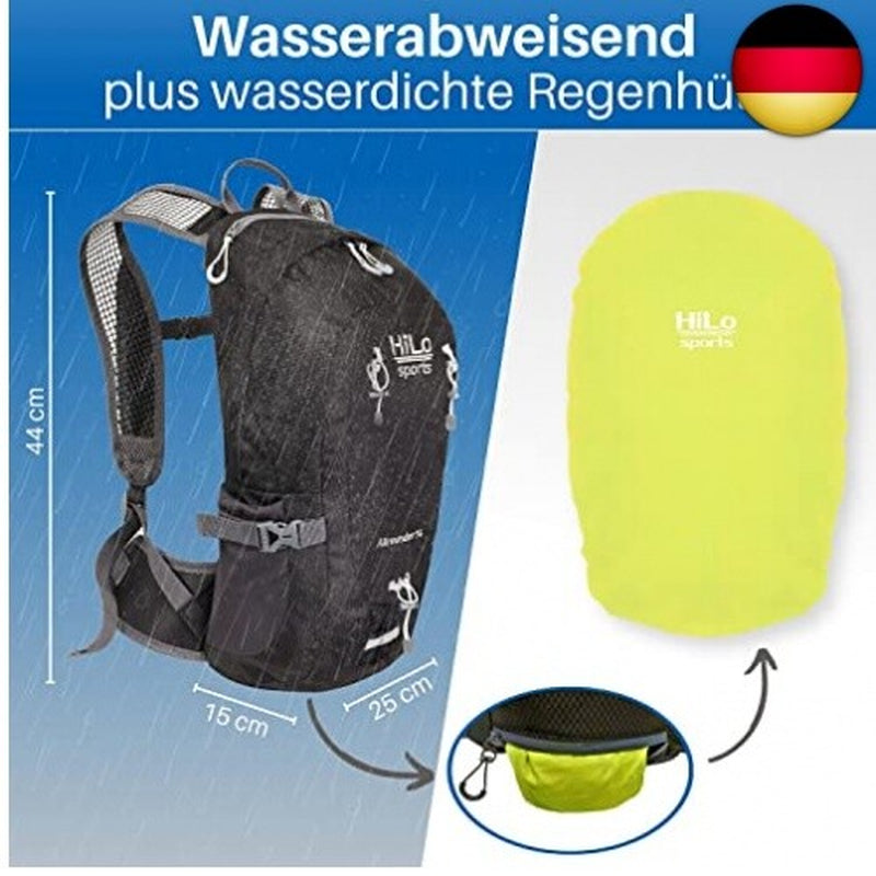 Hilo Sports Radrucksack Allrounder 14 Liter - Fahrradrucksac
