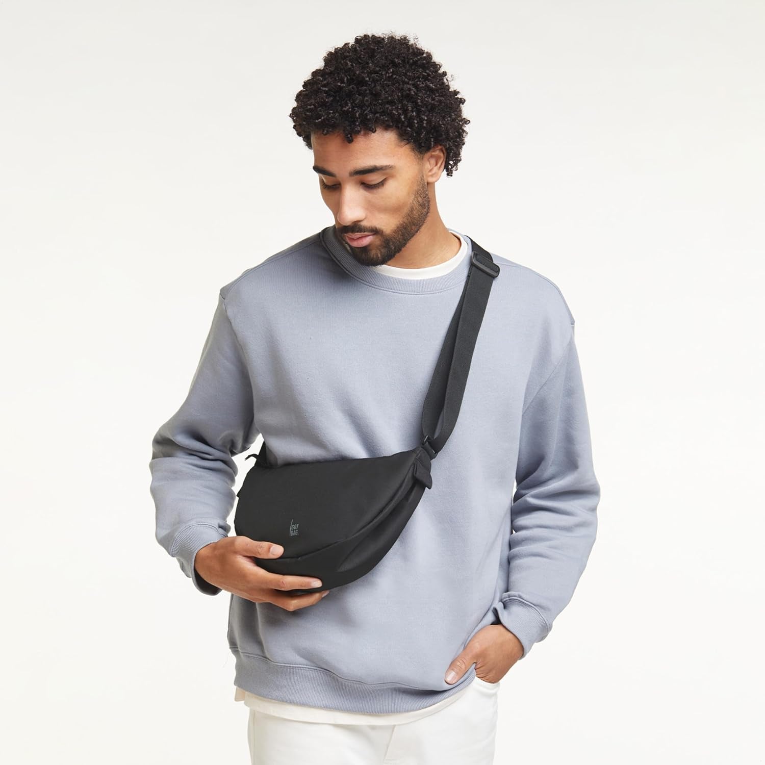 GOT BAG Crossbody Moon Bag | Halbmond Handtasche Wasserabweisend | Stylische Umhängetasche Mit Verstellbarem Gurt