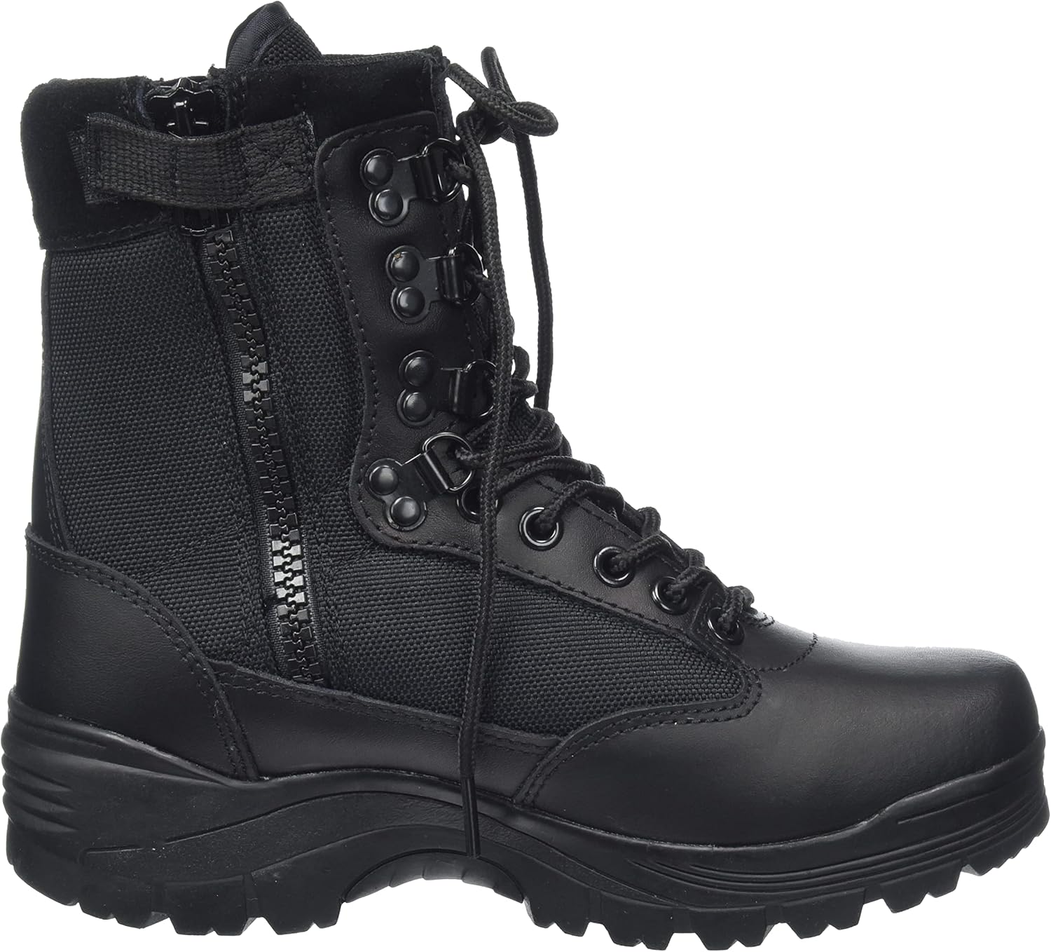 Mil-Tec Tactical Boot Mit YKK® Zipper • Militärstiefel Herren • Als Outdoor Boot, Arbeitsstiefel, Wanderstiefel, Einsatzstiefel • Atmungsaktiv & Angenehmer