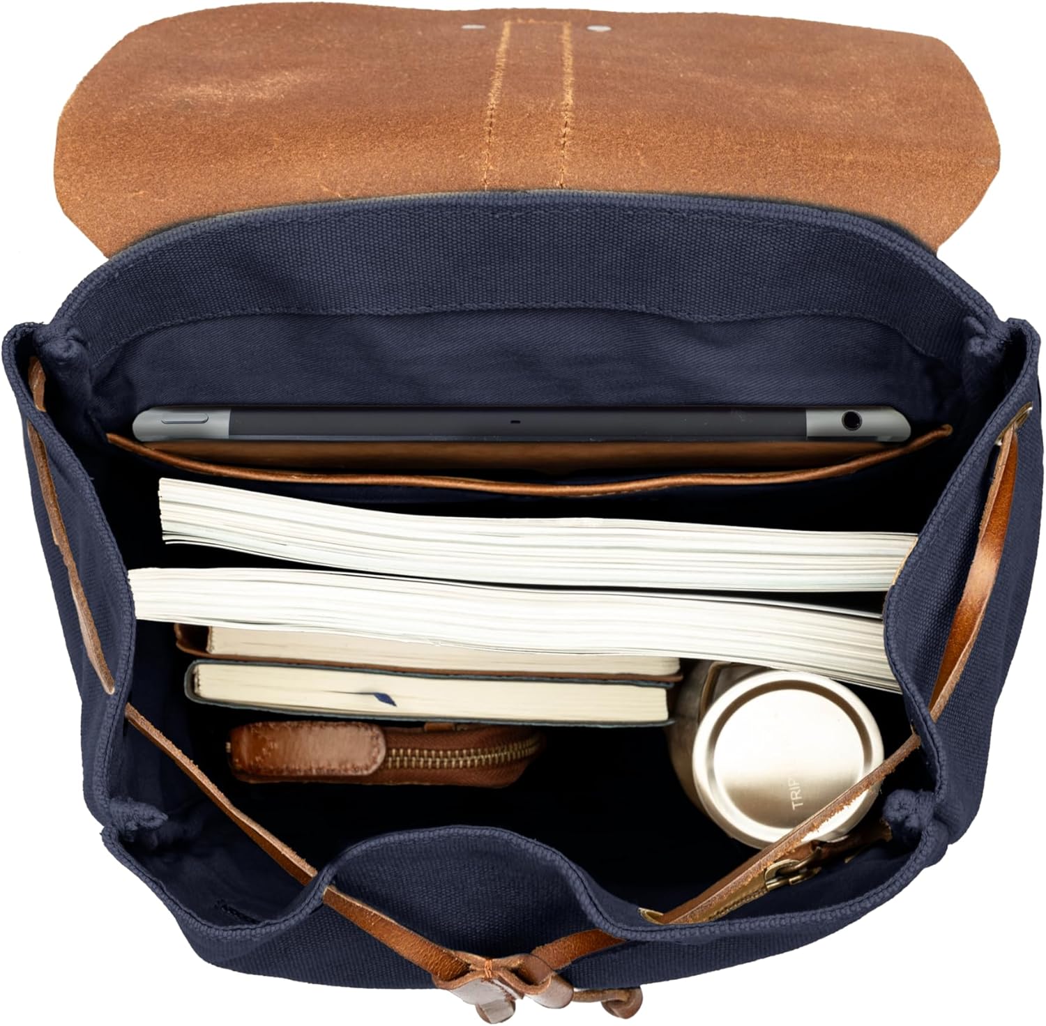 DRAKENSBERG Canvas Rucksack 'Charly' Für Damen Und Herren - Im Puristischen Vintage-Design, Nachhaltig Handgemacht Für Jeden Tag