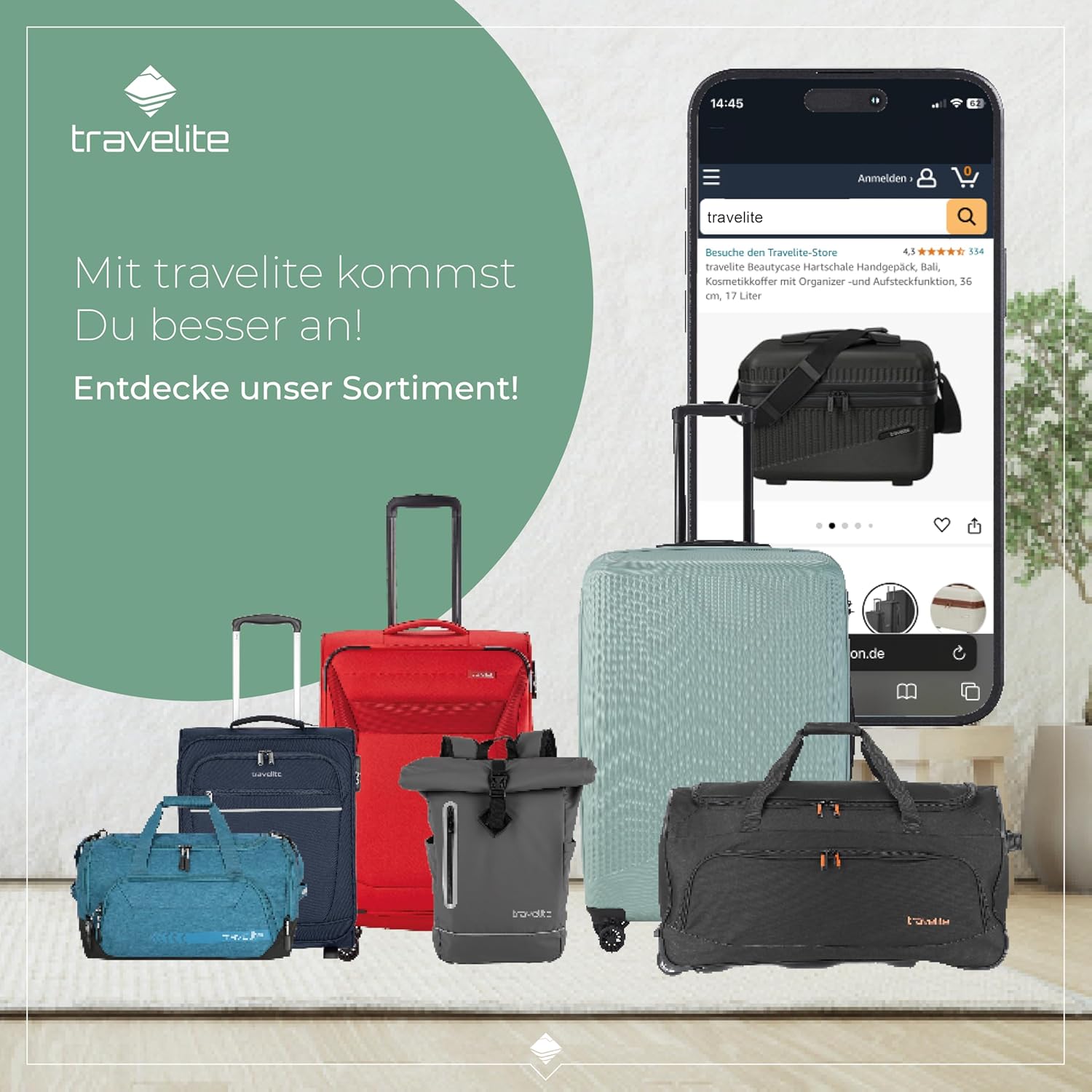 Travelite Reisetasche Groß, KICK OFF, Leichte Reisetasche Für Urlaub Und Sport, Schwimmbad, Klinikaufenthalt, 60 Cm, 73 Liter