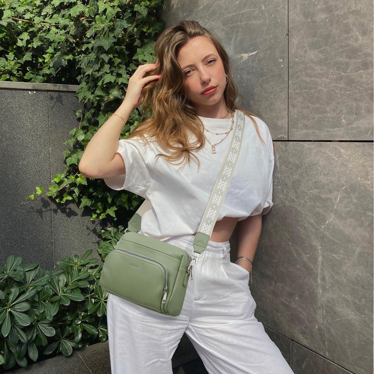 MUIIKOLA Umhängetasche Damen,Crossbody Bag Damen Klein，Damen-Umhängetaschen PU Leder, Umhängetaschen Damen Mit Verstelbaar Schultergurt