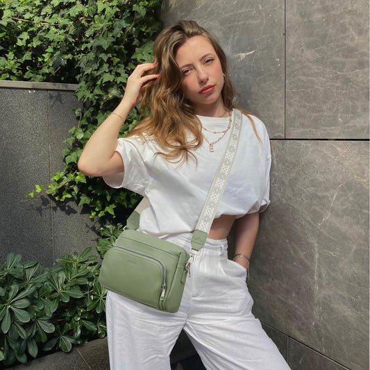 MUIIKOLA Umhängetasche Damen,Crossbody Bag Damen Klein，Damen-Umhängetaschen PU Leder, Umhängetaschen Damen Mit Verstelbaar Schultergurt