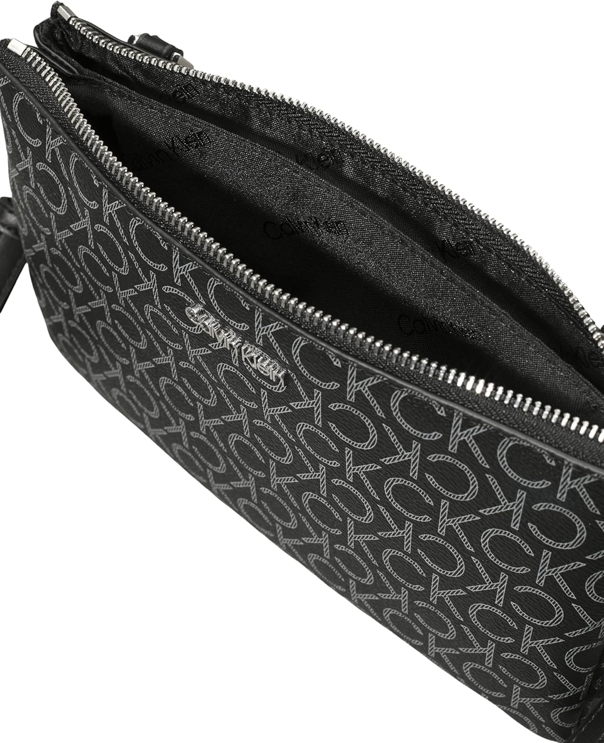 Calvin Klein Damen Umhängetasche Ck Must Klein, Schwarz (Black Mono), Einheitsgröße