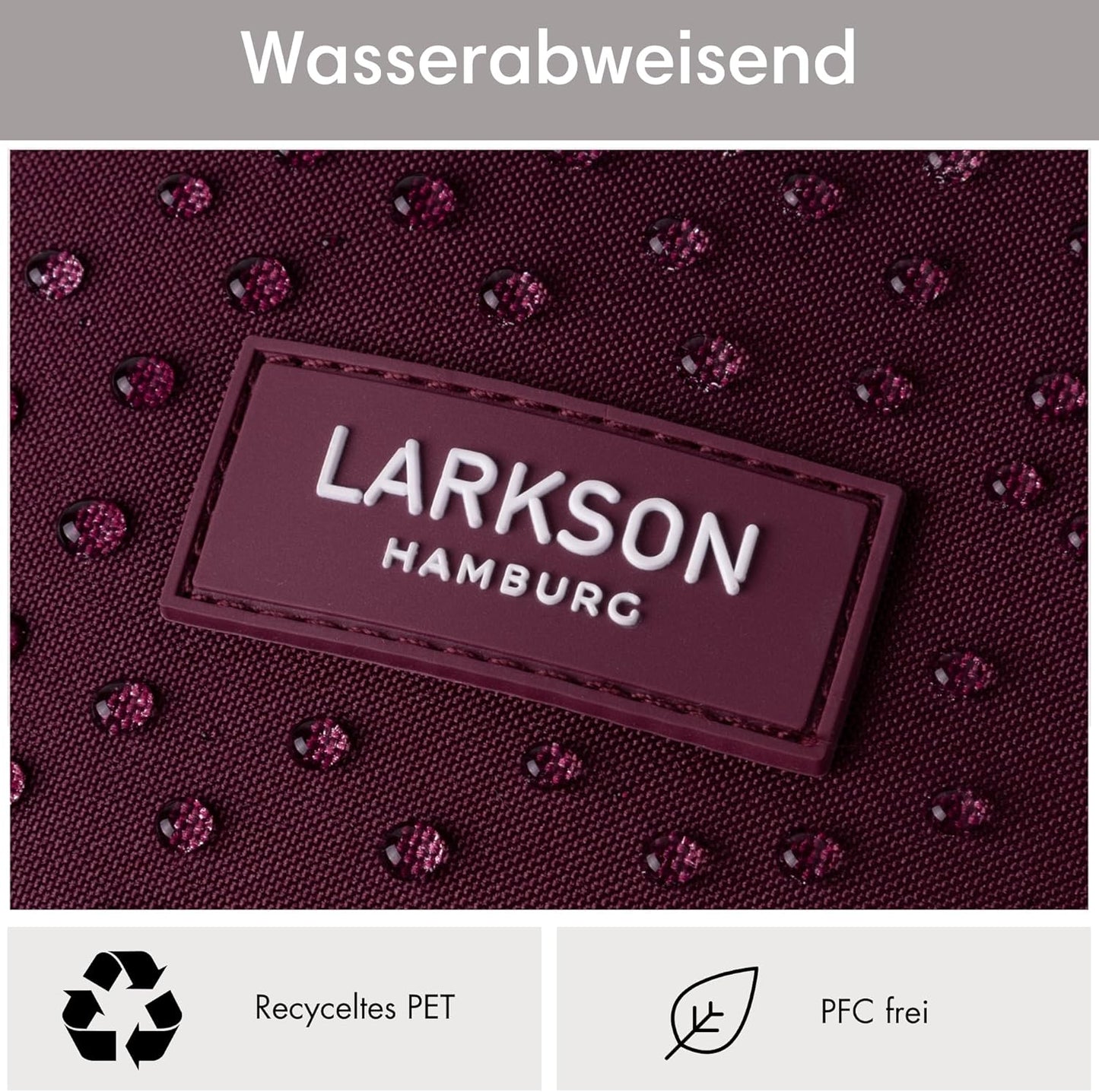 LARKSON Rucksack Damen & Herren - No 4 - Rolltop Backpack Mit Laptopfach Uni, Arbeit & Fahrrad - Großer Reiserucksack - Wasserabweisend