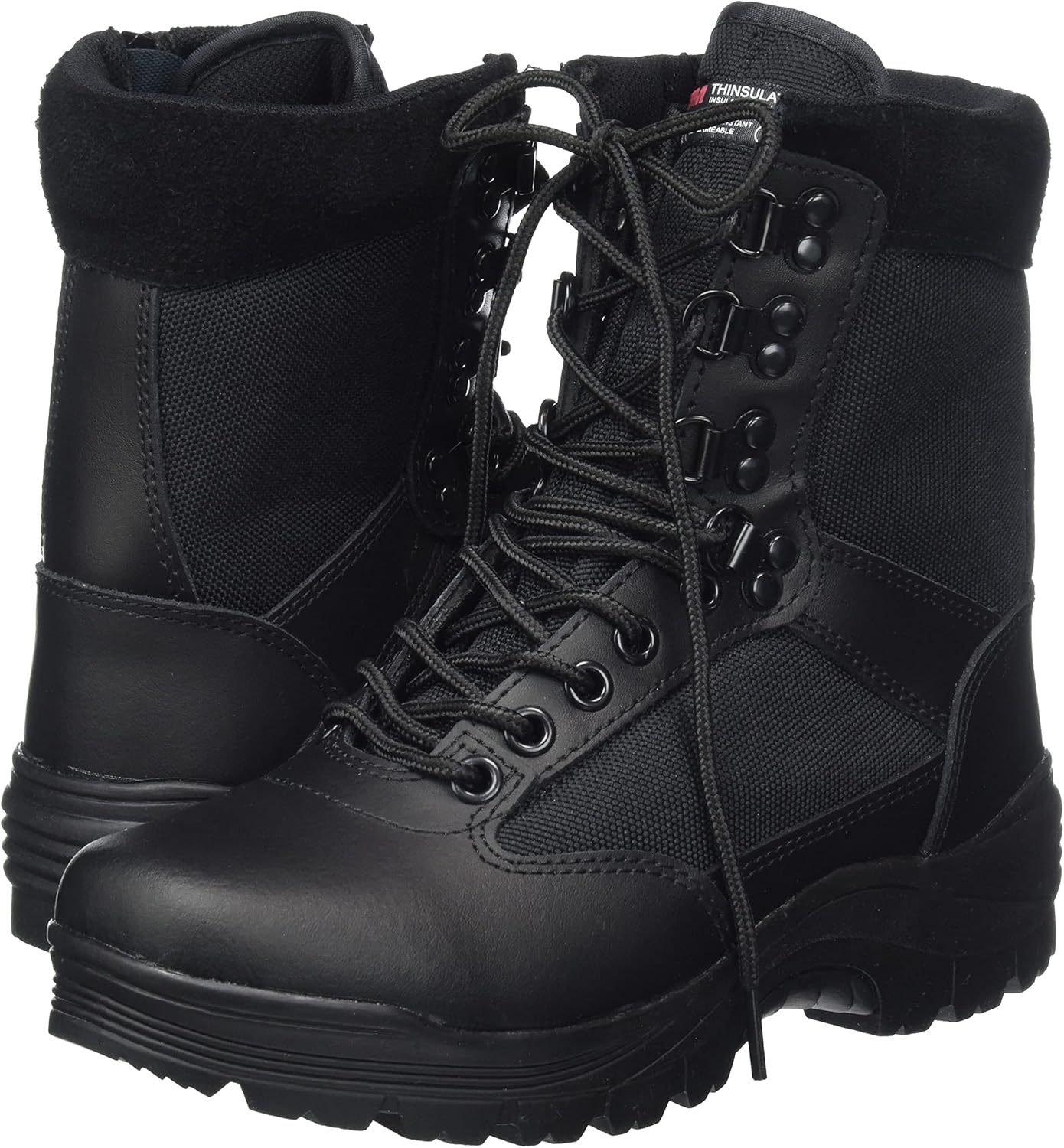 Mil-Tec Tactical Boot Mit YKK® Zipper • Militärstiefel Herren • Als Outdoor Boot, Arbeitsstiefel, Wanderstiefel, Einsatzstiefel • Atmungsaktiv & Angenehmer