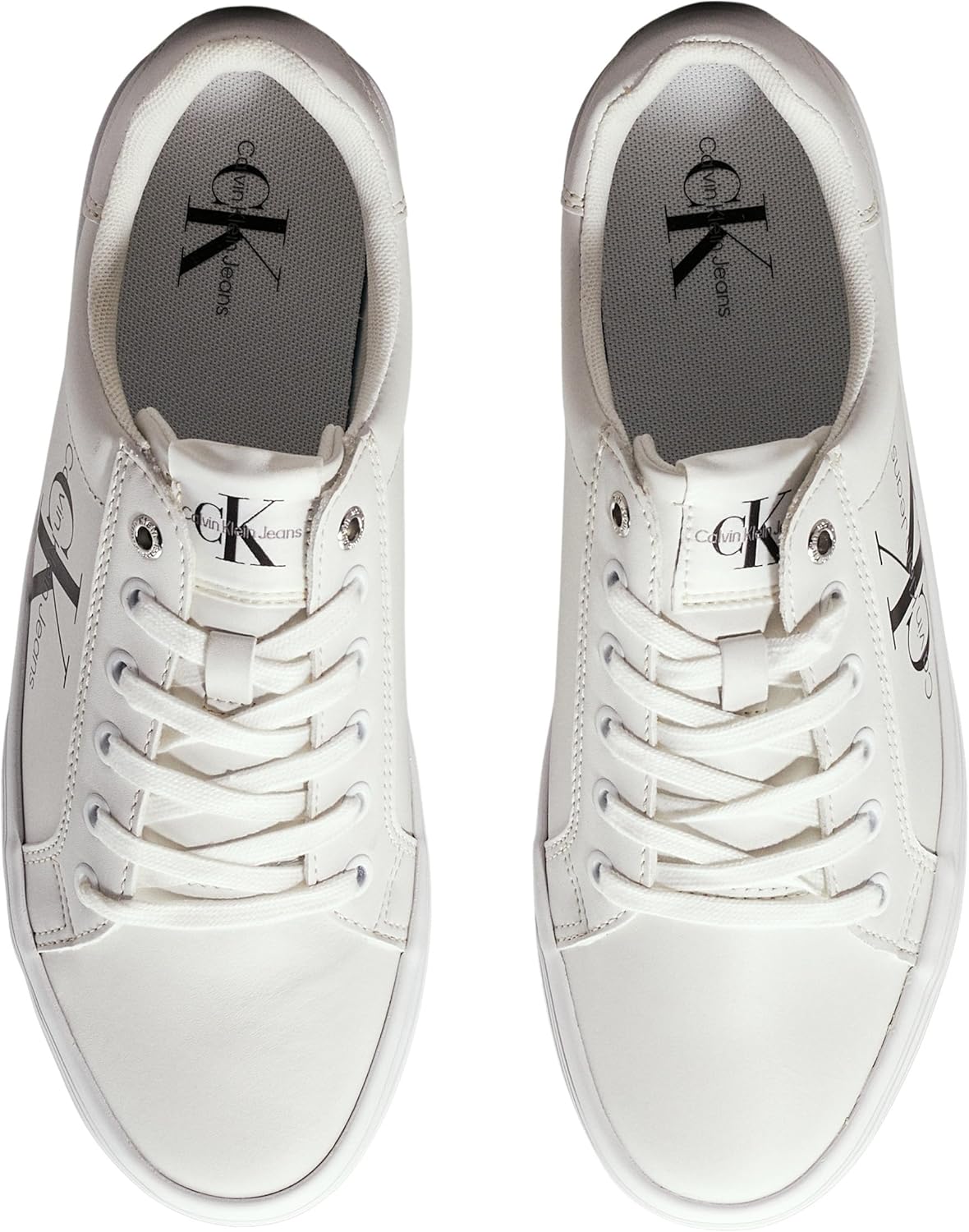 Calvin Klein Damen Vulcanized Sneaker Flatform Laceup Plateau