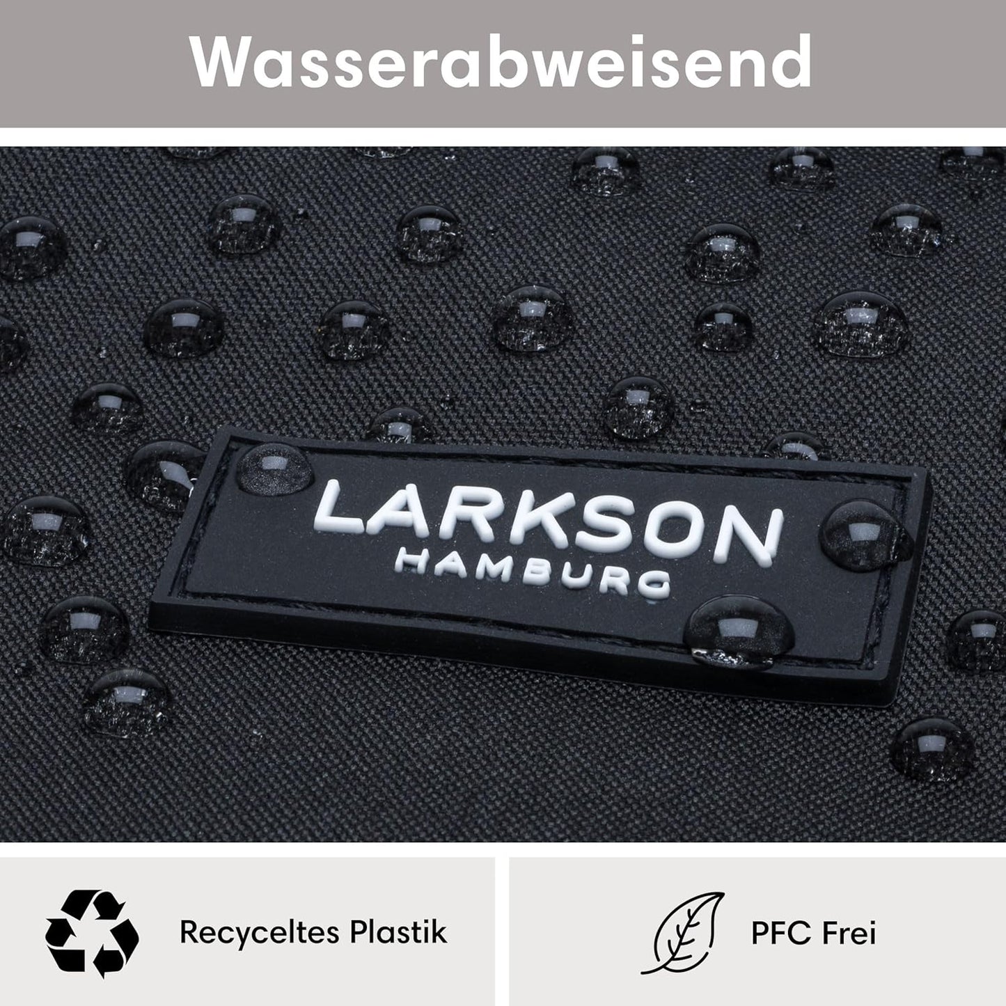 LARKSON Rucksack Damen & Herren - No 4 - Rolltop Backpack Mit Laptopfach Uni, Arbeit & Fahrrad - Großer Reiserucksack - Wasserabweisend