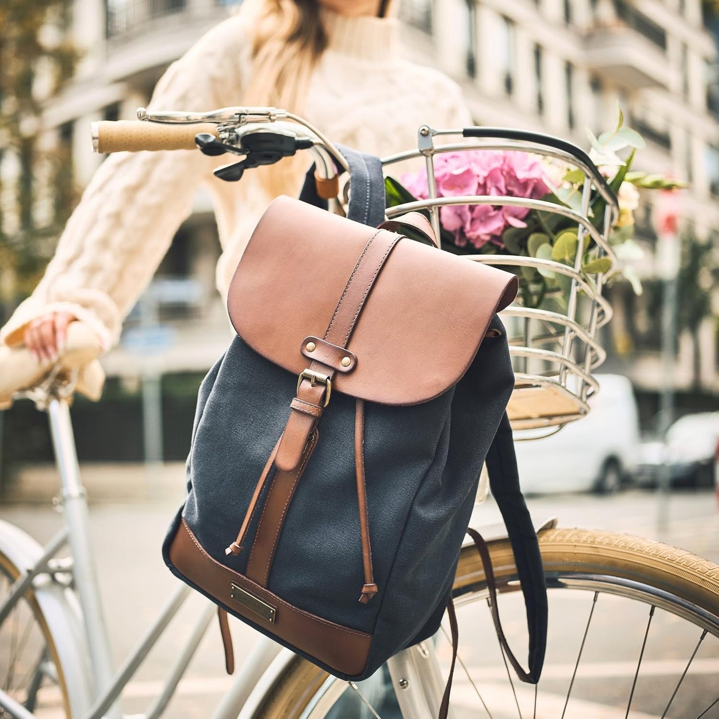 DRAKENSBERG Canvas Rucksack 'Charly' Für Damen Und Herren - Im Puristischen Vintage-Design, Nachhaltig Handgemacht Für Jeden Tag