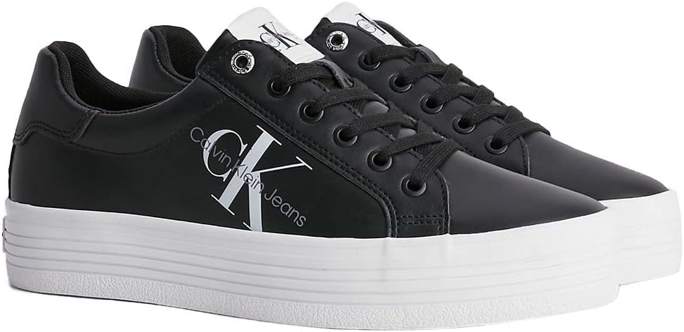 Calvin Klein Damen Vulcanized Sneaker Flatform Laceup Plateau
