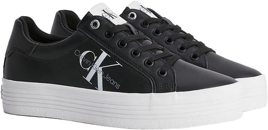 Calvin Klein Damen Vulcanized Sneaker Flatform Laceup Plateau