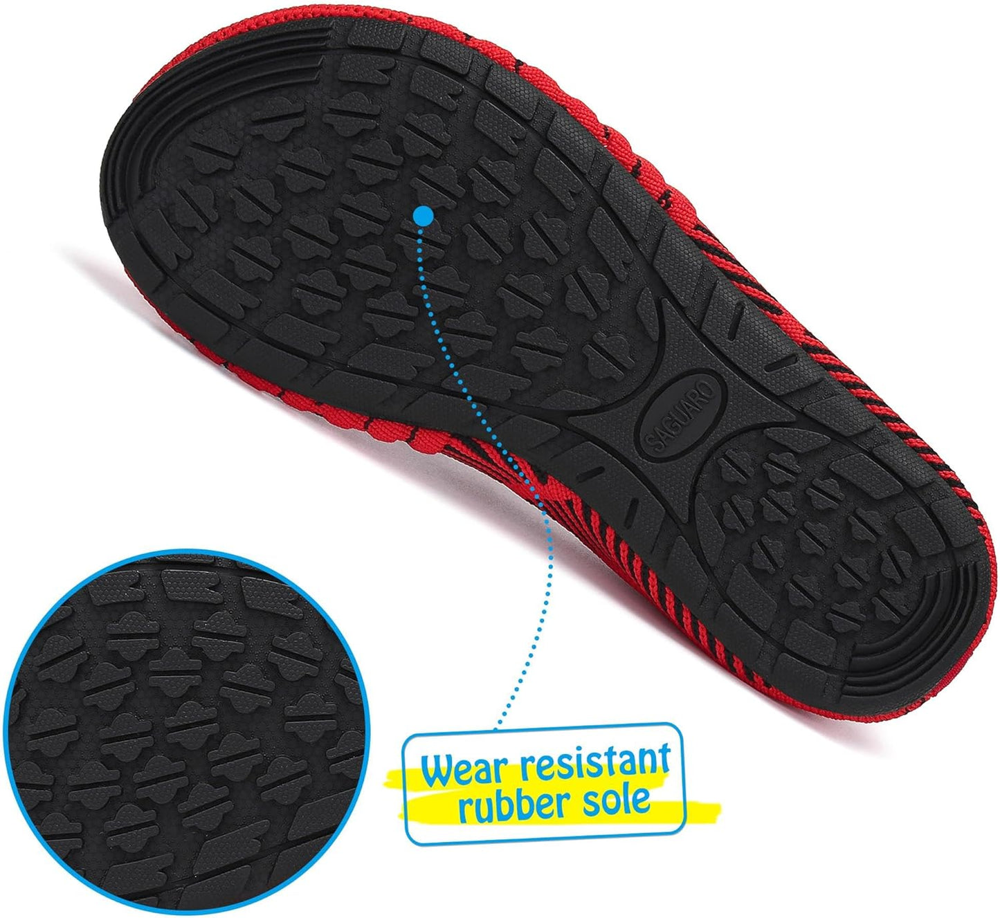 SAGUARO Hausschuhe Kinder Leichte Rutschfeste Indoor Pantoffeln Für Jungen Mädchen Gr.18-37