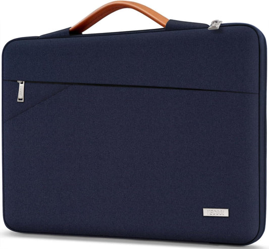 TECOOL 13 Zoll Laptoptasche Hülle Für Macbook Air 13 13,6 M4 M3 M2(2022-2025), Macbook Air 13 M1(2018-2021), Macbook Pro 13(2016-2022), 13-Zoll Ipad Pro/Air Tasche, Surface Pro 10/9/8/X, Dunkelblau