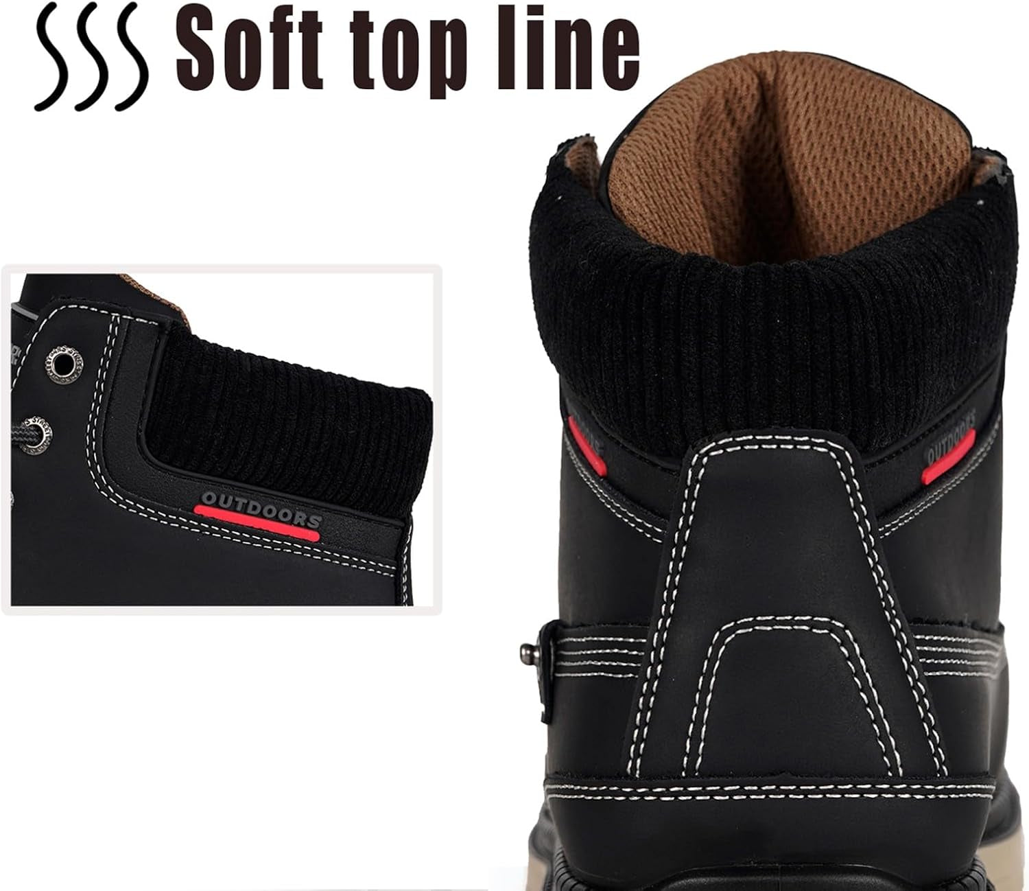 Eagsouni Winterschuhe Herren Damen Gefütterte Stiefel Warm Schneestiefel Wasserdicht Winterstiefel Winter Boots Outdoor
