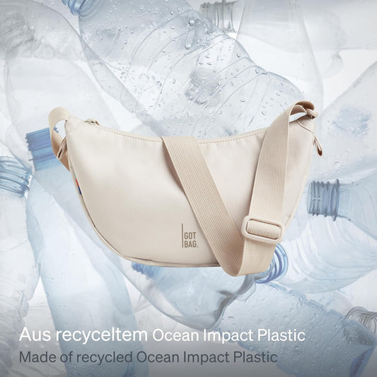 GOT BAG Crossbody Moon Bag | Halbmond Handtasche Wasserabweisend | Stylische Umhängetasche Mit Verstellbarem Gurt