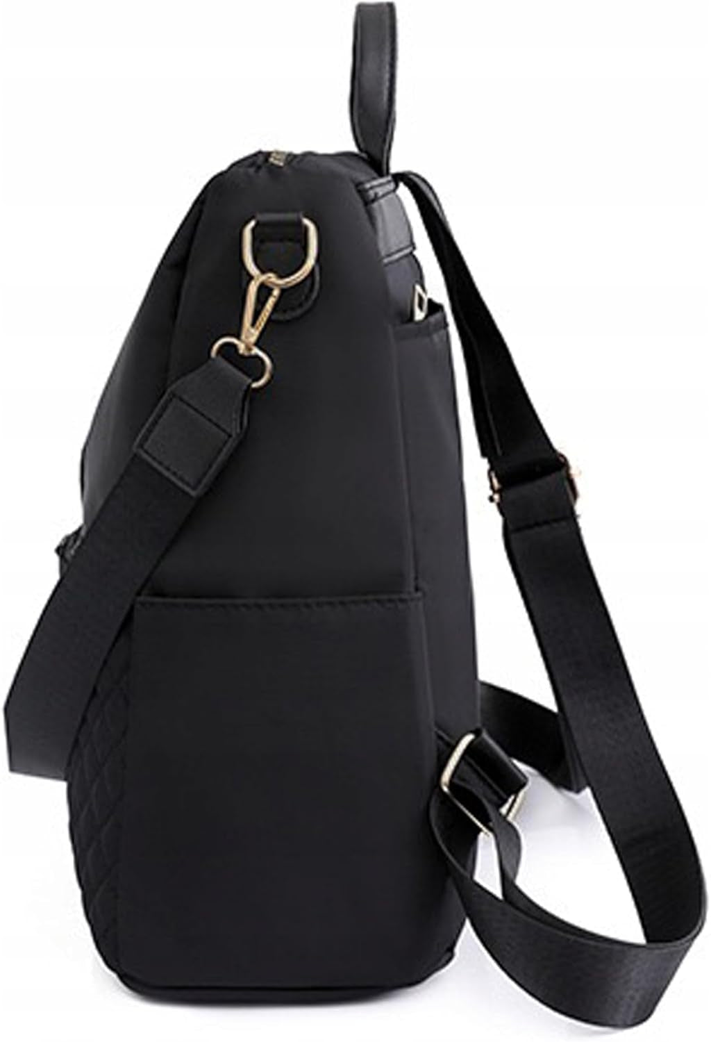 2-In-1 Damen Rucksack Handtasche – Umhängetasche & Rucksack in Einem – Multifunktionale Tasche Für Frauen – Schwarz, Wasserabweisend, Leicht & Elegant – Alltag, Reisen, Büro, Uni, Cityrucksack