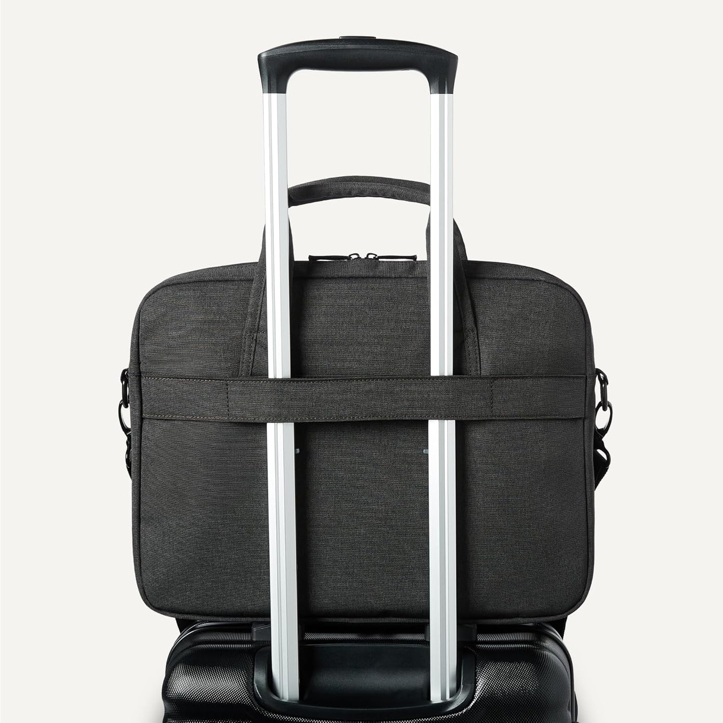 Amazon Basics 15.6-Zoll-Laptoptasche Für Damen Und Herren, Umhängetasche Für Computer Und Tablet, Schwarz