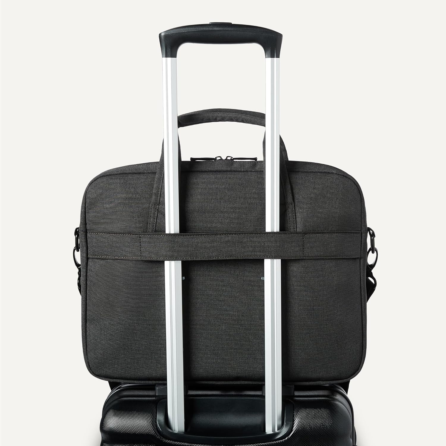 Amazon Basics 15.6-Zoll-Laptoptasche Für Damen Und Herren, Umhängetasche Für Computer Und Tablet, Schwarz